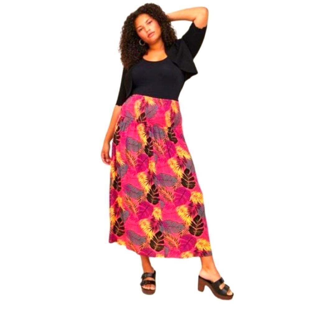 TORRID size large midi gauze smocked convertible dress or skirt super cute